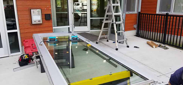 storefront door glass replacement Woodside